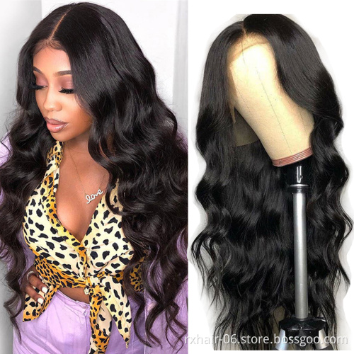 Vendors Wholesale Glueless Long Pretty Pre Plucked, Cheap Swiss Virgin Hair, Woman Body Wave Brazilian Human Lace Front Hair Wig